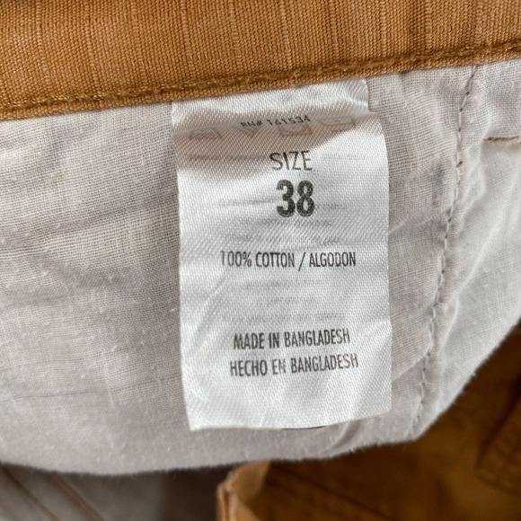 Eddie Bauer Workwear Ripstop Cargo Shorts Men 38 Beige Utility 10" Inseam Hiking - Picture 11 of 14